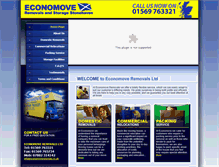 Tablet Screenshot of economoveremovals.co.uk